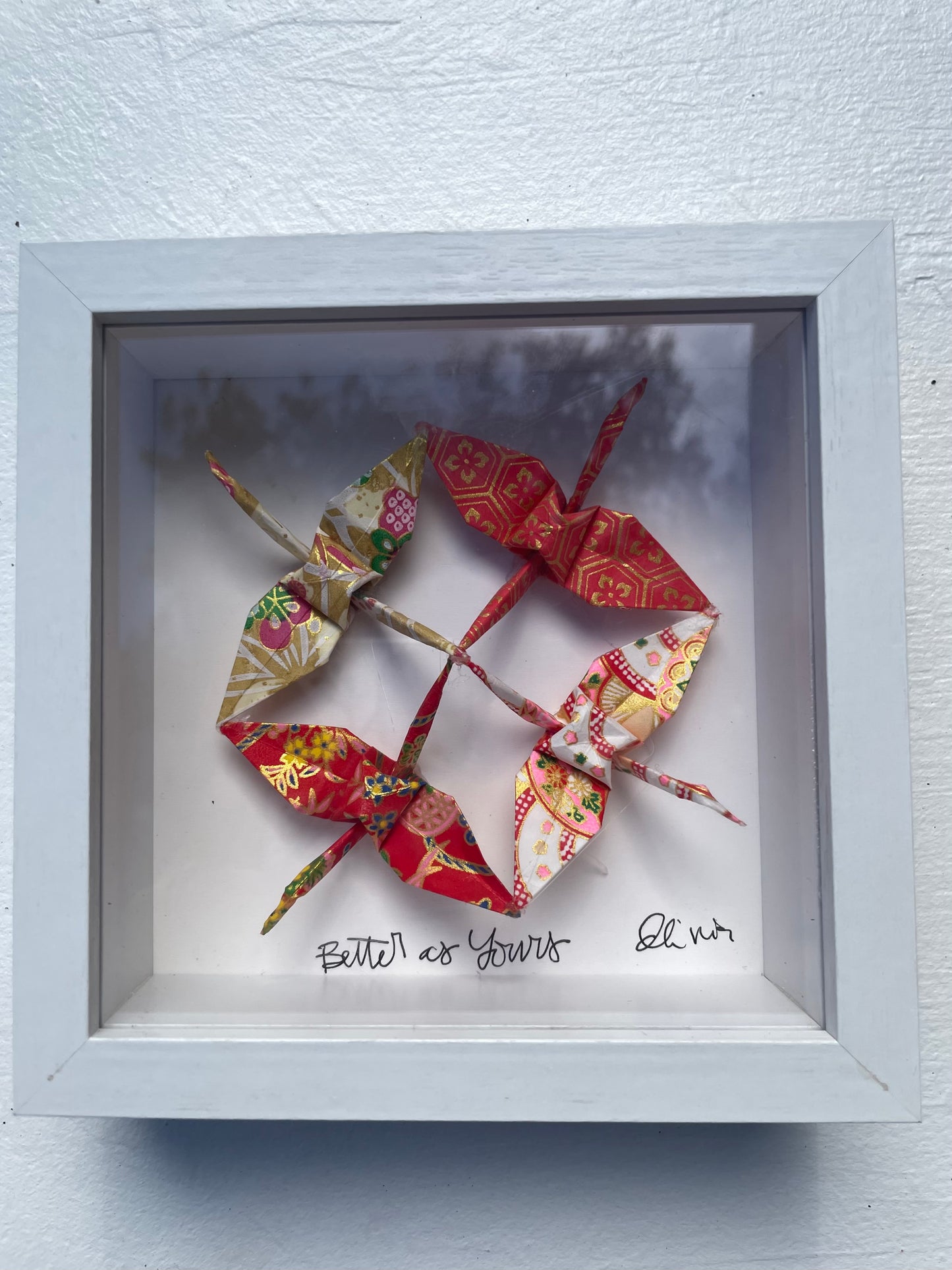 Origami Cranes | 5”X5”
