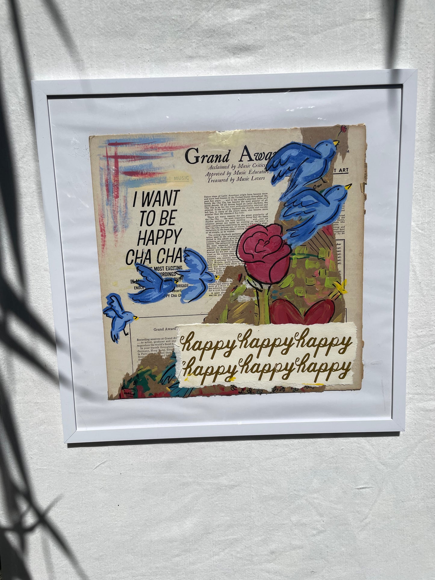 Want to be Happy | 12x12” Wall Art