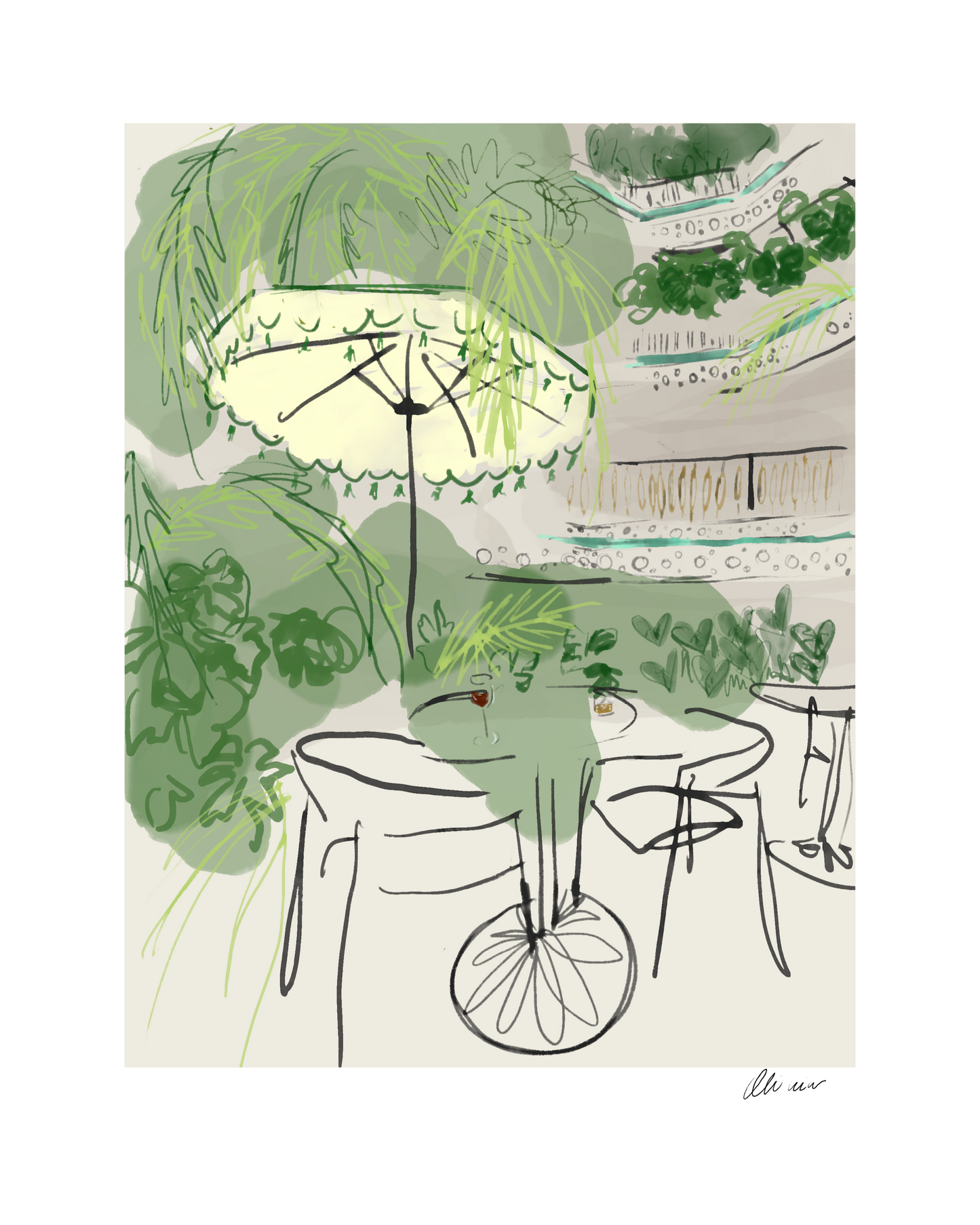 Sip Sip | Giclée Print | 8x10 & 16x20