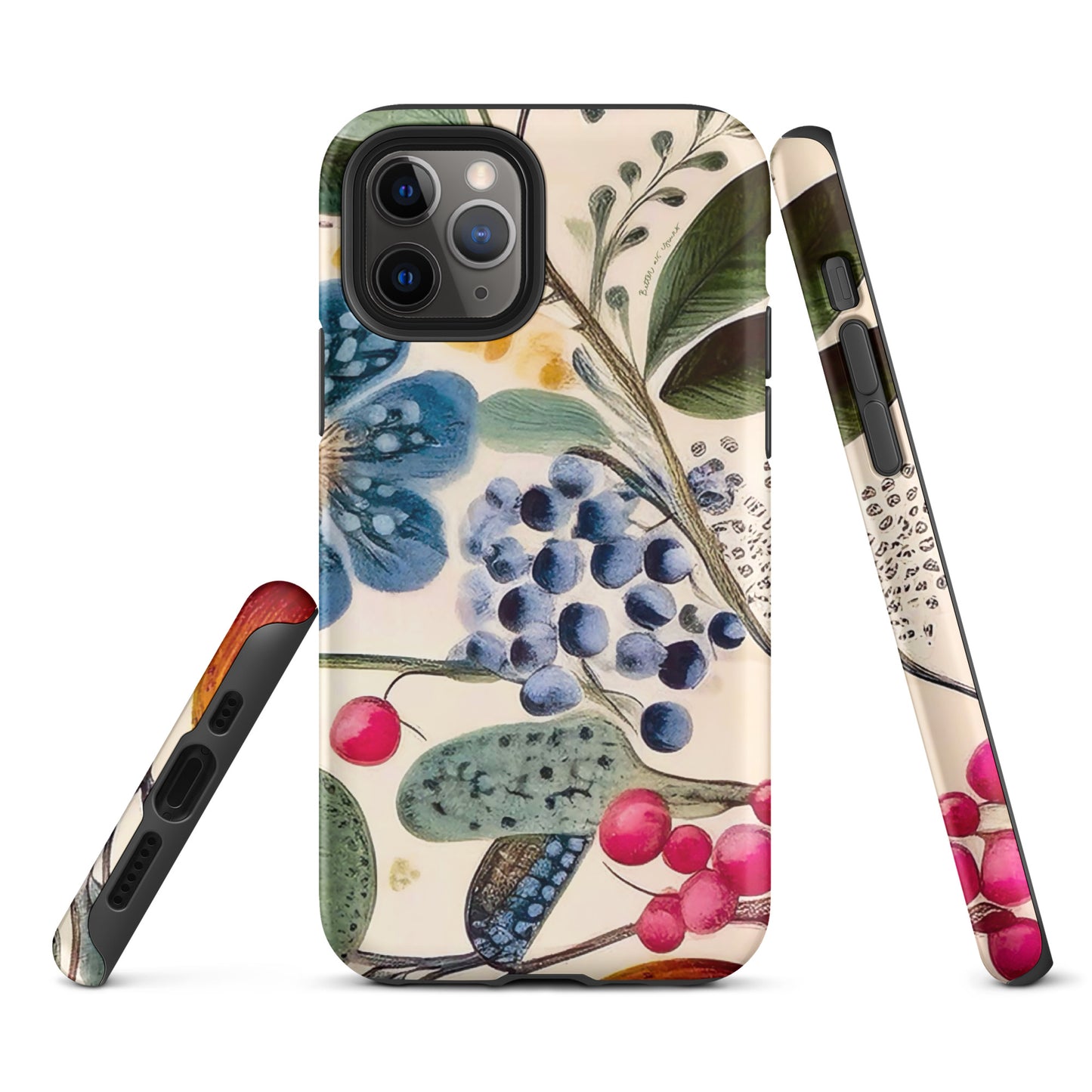 Berry Blue - Tough Case for iPhone®