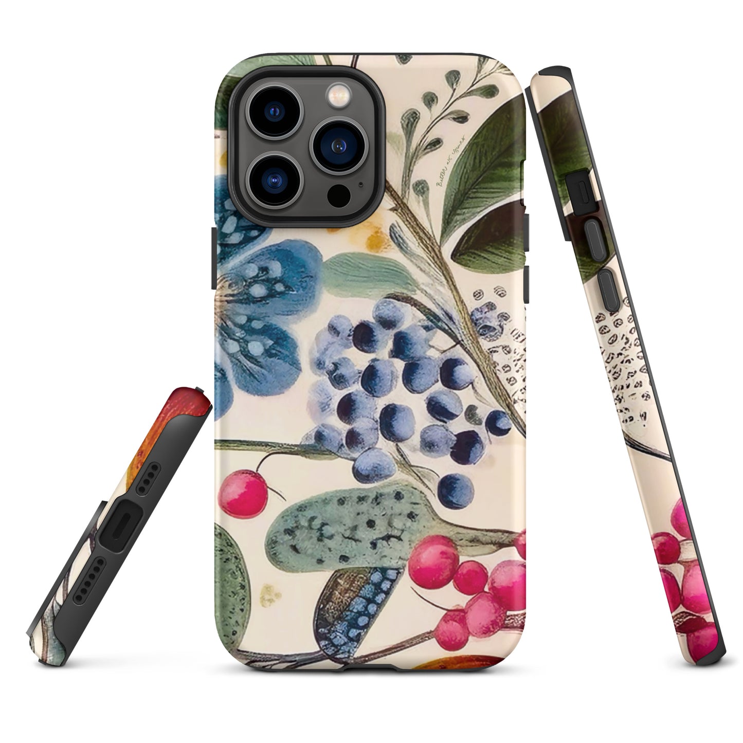 Berry Blue - Tough Case for iPhone®