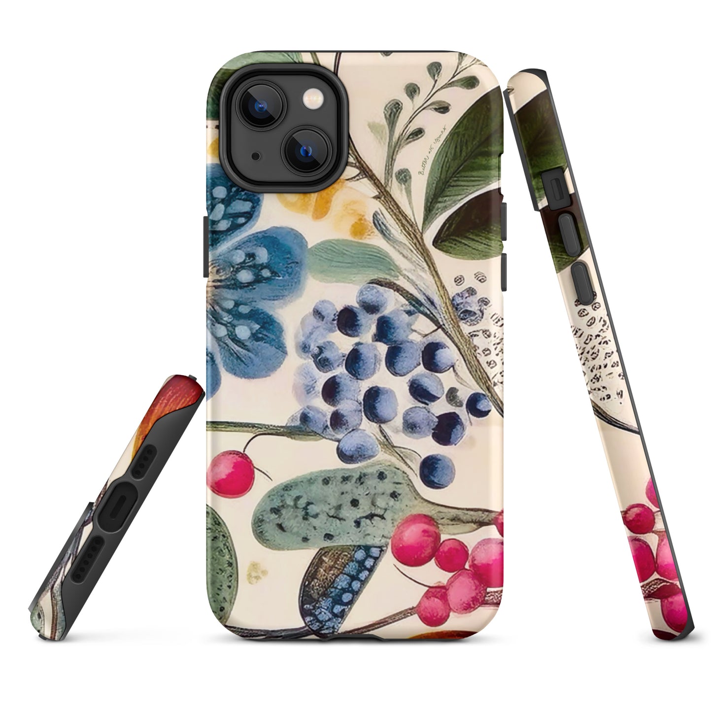 Berry Blue - Tough Case for iPhone®