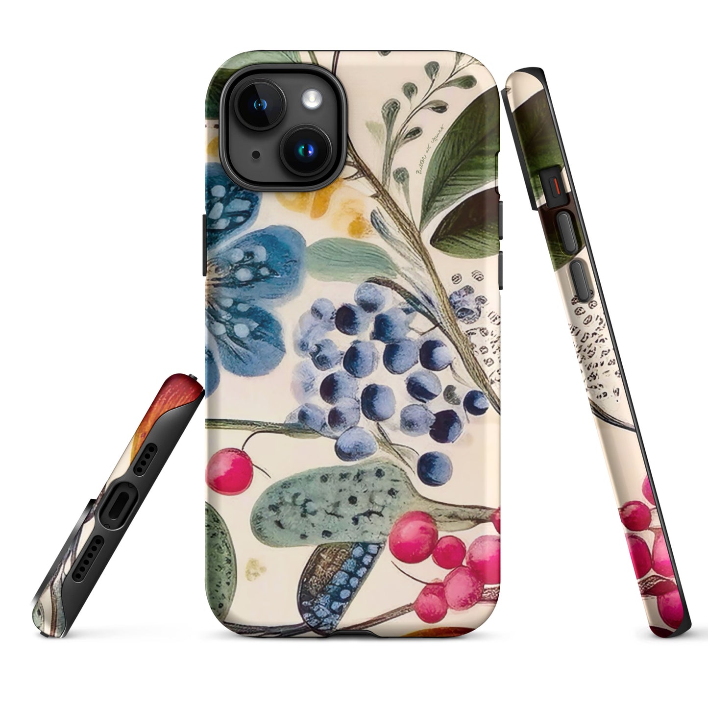 Berry Blue - Tough Case for iPhone®